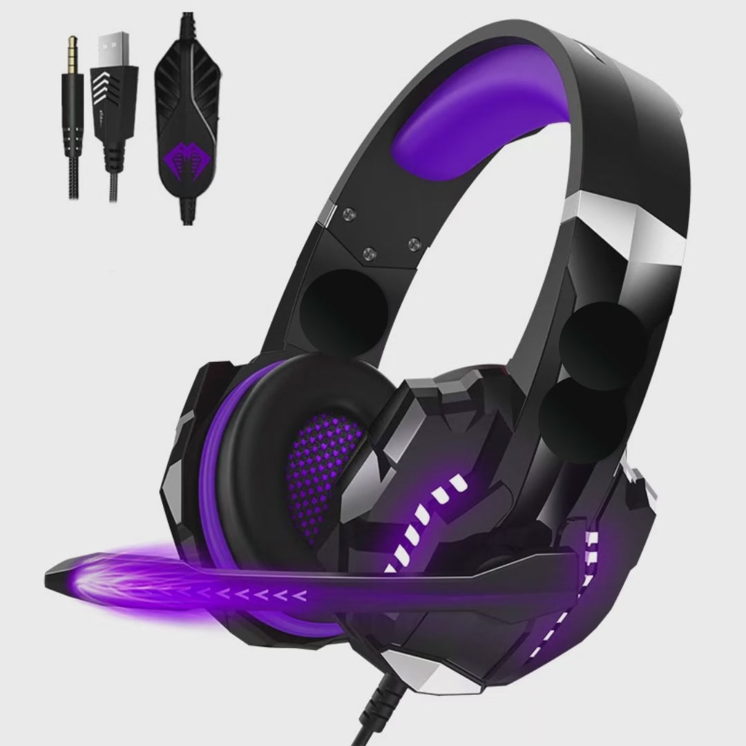 ⭐ Casque Gaming RGB – Micro Intégré & Son Haute Qualité